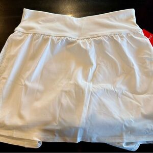 SPANX White Get Moving Skort